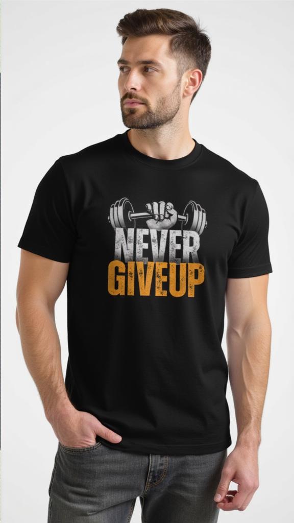 NEVER GIVE UP